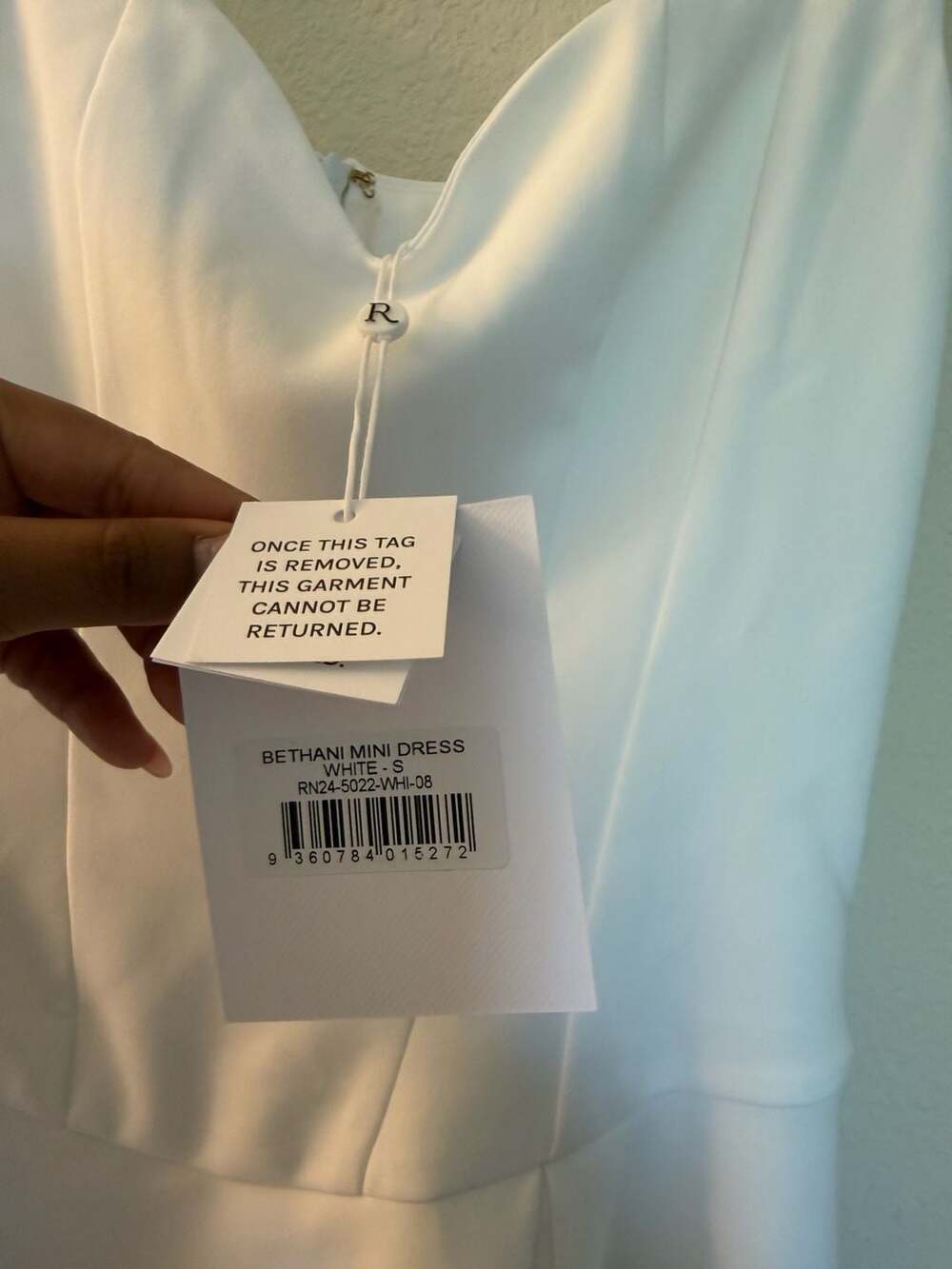 Runaway The Label Bethani Mini Dress in White - Picture 6 of 7